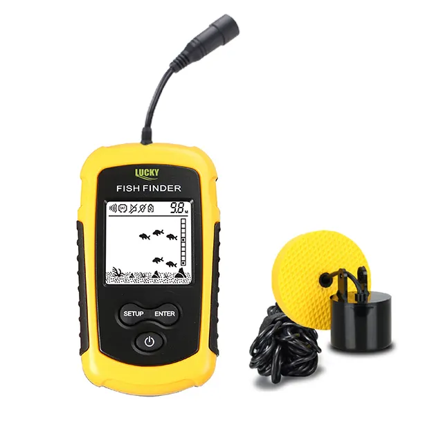 Lucky Ff1108 Winter Vissen Fish Finder Met Water Temperatuur Display