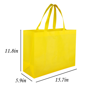 Sac fourre-tout en jute avec logo personnalisé |   Sac de courses réutilisable en toile de couleur unie |   Sac à main promotionnel écologique pour supermarché - Product Image 3