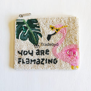 Elegant <b>embroidered</b> <b>clutch</b> with handcrafted patch <b>bag</b> by Tradebyd - Product Image 3