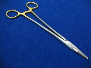 Porte-aiguilles TC Crile-Wood 8 pouces dentelé avec insert en carbure de tungstène, ensemble d'instruments chirurgicaux manuels certifié CE - Product Image 5