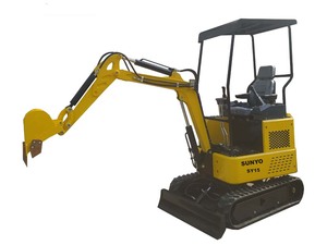 Mini-excavatrice SY10 avec moteur Perkins, boîte de vitesses, moment de charge élevé, capacité de charge de 5000 kg - Product Image 5