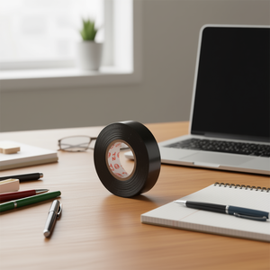 Cinta Aislante Negra IKS, Rollo de 33 m de Longitud y 15 mm de Ancho, Cinta Adhesiva para Oficina - Product Image 3