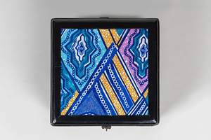 Boîte à bijoux en bois de luxe imprimée et personnalisée, design artistique contemporain pour produits de rangement artisanaux haut de gamme, prix de gros - Product Image 4