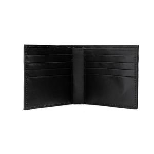 Handmade Classic Genuine Leather Open Short Bifold Wallet Unisex High Quality Eco-Friendly Daily Use Wholesale - Product Image 4