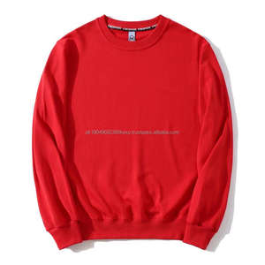 Survêtements en coton personnalisés avec logo assorti, sudaderas de algodón para mujer, sweat-shirts à col rond pour homme, poids lourd - Product Image 4