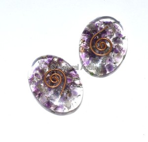 Vente en gros de cristaux de pierres précieuses naturelles personnalisées pour la guérison 7 pierres chakras mélangées pierre ovale d'orgone pour la fabrication de bijoux et la décoration - Product Image 6