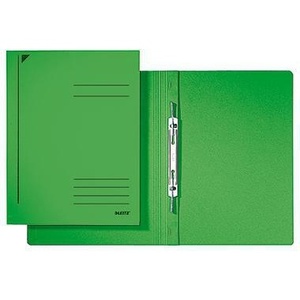 Leitz DIN <b>A4</b> 430g/m Recycled Green Pendarec Cardboard Spiral Binder with Labeling Field for File <b>Folders</b> - Product Image 1