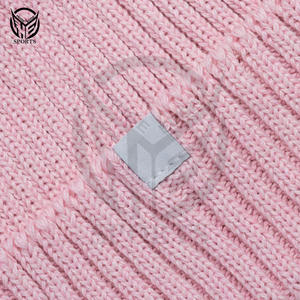 Gorro de invierno con logotipo personalizado, gorro de punto hecho a mano, gorro informal de invierno para adultos - Product Image 6