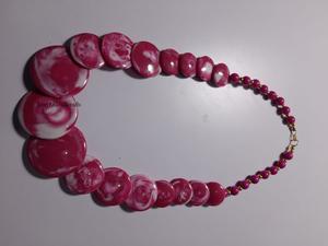 Nuevo diseño de joyería, collar de cuentas de resina hecho en mujeres indias, regalo, collares de fiesta, boda - Product Image 2