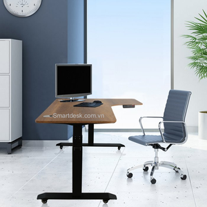 SMARTDESK L Office Computer <b>Table</b> Minimalist Design Dual Motor Stainless Steel for Workspace or <b>Study</b> - Product Image 6