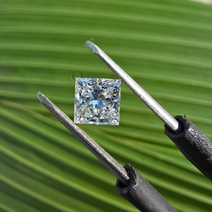 Diamantes Sueltos Cultivados en Laboratorio, Corte Princesa, 1 Quilate, Color D, Claridad VVS2, para Fabricación de Joyas, Suministro al por Mayor - Product Image 1