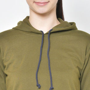 Ensemble de survêtement pour femmes, respirant, OEM, mode, logo personnalisé, sweat-shirt et short court, vente en gros, prix bas, vêtements d'hiver - Product Image 2