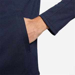 Breathable Football <b>Tracksuit</b> For Men's Navy Blue Color 350 GSM Cotton Fleece Adult Team Training Football <b>Tracksuit</b> - Product Image 5