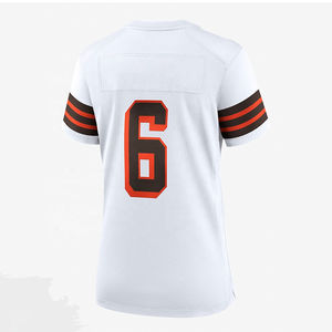 Camiseta de Fútbol Americano Personalizada con Nombre, Hecha de Poliéster, Logotipo Bordado, Moda Deportiva, Camiseta de Fútbol para Fanáticos Adultos - Product Image 5