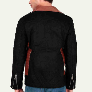 Veste en cuir suédé pour homme de qualité supérieure à prix avantageux, design personnalisé, coupe ajustée, style classique de motard, pour l'automne et l'hiver - Product Image 3