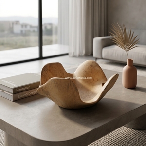 ชามไม้สำหรับตกแต่งบ้านชามไม้แบบแฮนด์เมดเป็นมิตรต่อสิ่งแวดล้อม - Product Image 6