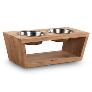 Adjustable <b>Raised</b> <b>Dog</b> Feeder Stand with Double Stainless Steel <b>Bowls</b> <b>for</b> Easy Feeding Setup - Product Image 6