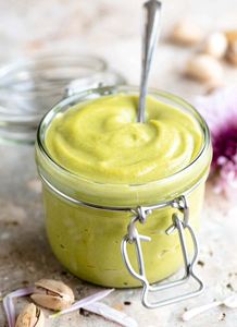 ซัพพลายเออร์โดยตรง ครีมพิสตาชิโอคุณภาพดีที่สุด 45% บรรจุถัง 1 กก. ราคาโรงงาน ครีมทาขนมหวาน ขายดี ครีมเทียมไม่ใช้นม - Product Image 3