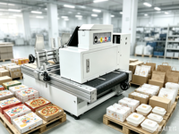 Impresora industrial de alta velocidad de una sola pasada para personalizar cajas de pizza, máquina de embalaje de cartón con logotipo y marca, B2B