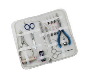MAGMA BEAUTY Kit d'outils professionnels pour extensions de cheveux en acier inoxydable de qualité chirurgicale, couleur personnalisée, usage commercial, pinces à cheveux - Product Image 2