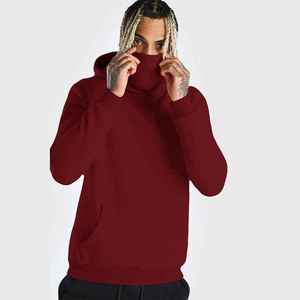 Sudadera con capucha para hombre de calidad superior con máscara facial Ninja Impresión digital Moda de invierno más vendida a un precio razonable - Product Image 1