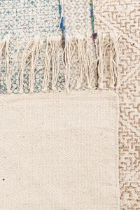 Tapis indien en coton fait main Dhurries tapis polyvalent maison décorative couverture de sol prière Camping pique-niques utilisation de voiture personnalisable - Product Image 5