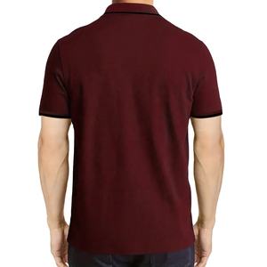 2025 cuello de ajuste transpirable suave verano deportes al aire libre alta calidad hecho personalizado bordado Logo Polo camiseta 2025 - Product Image 4