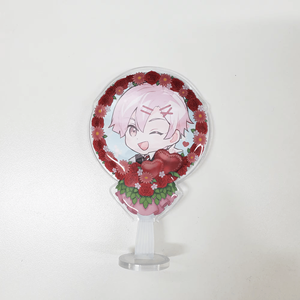 HAGOROMO Cadeaux sous blister Badges en PVC/Acrylique FURASUTA CAN Red Fan (P13-012) Mini Prix originaux personnalisés en gros - Product Image 3