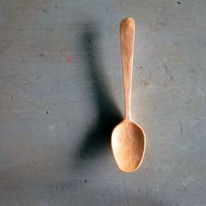 SOUPS Juego de utensilios de cocina de madera de teca natural o acacia con soporte para cuchara Juego de cucharas de cocina de madera y soporte para utensilios - Product Image 2