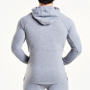 Sudaderas con capucha ligeras de alta calidad para hombres, gimnasio, Fitness, secado rápido, transpirable, estilo informal para invierno, MOQ bajo para venta en línea - Product Image 5