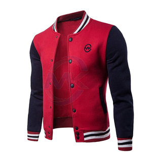 Veste Lettermen d'hiver personnalisée pour hommes Design à col montant vente en gros prix bon marché - Product Image 1