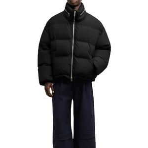 Chaqueta de Burbuja Acolchada de Algodón Impermeable con Capucha y Logotipo Personalizado al por Mayor para Hombre - Product Image 4