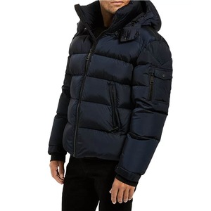 Veste polaire en laine pour hommes en gros Veste matelassée à bulles de sport imperméable avec duvet Veste matelassée à la mode - Product Image 6