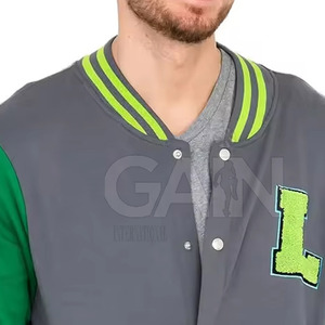 Estilo de chaqueta de invierno para hombre combinado con chaqueta de Letterman de moda para todas las estaciones moda de calle - Product Image 6