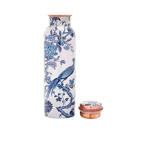 Metal Ayurvedic Copper <b>Water</b> <b>Bottle</b> Customized Printed <b>Water</b> <b>Bottle</b> Health Benefits Uses For <b>Gym</b> Customized Size & Shape <b>Bottle</b> - Product Image 4