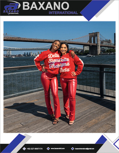 Sudadera Casual de Invierno Delta Sigma Theta Sorority, Bordado 'Devastating Dyna' en Rojo, Ropa Universitaria DST Sorority, Logotipo Personalizado - Product Image 6