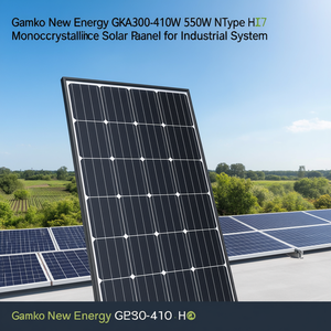 Panneau solaire monocristallin HJT de type N Gamko New Energy GKA300-410W 550W pour système industriel, fabriqué aux États-Unis - Product Image 2