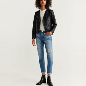 Nouvelle veste en cuir originale 2026 pour femmes - Coupe confortable, audacieuse et flatteuse en cuir véritable - Vestes en cuir pour femmes - Product Image 4