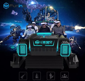 เกมจำลองสถานการณ์จำลองเสมือนจริงในเชิงพาณิชย์ Dark Mars 9D 360องศา VR