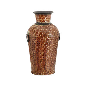Top Trending Home Garden Tabletop Flower <b>Vases</b> <b>Set</b> of 3 Dinner Tabletop Decorative Gold Plated Metal Flower Vessels Home - Product Image 5
