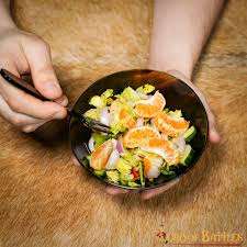 Cuencos de ensalada con cuerno de búfalo vikingo asequibles disponibles con logotipo de diseño personalizado y cuenco de servicio decorativo de tamaños al precio más bajo - Product Image 6