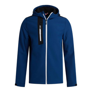 Usine OEM ODM Vestes Softshell Personnalisées de Haute Qualité pour Hommes Denim Vintage Col Montant Imperméable Sans Capuche pour le Devant d'Hiver - Product Image 6
