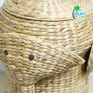 Elegante cesta de cocina para hacer pan Diseño de elefante tejido a mano para soluciones de almacenamiento de Venta caliente - Product Image 3