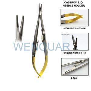 Kit de microcirugía periodontal dental, juego de acero con soporte de aguja Buser Castroviejo, elevador de Molt e instrumentos quirúrgicos - Product Image 2