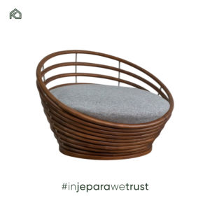 Direct Factory <b>Sale</b> Modern Durable Teak Wood Fabric Recliner <b>Chaise</b> <b>Lounge</b> Living Room Leisure Hotel Use Accent Home Furniture - Product Image 3