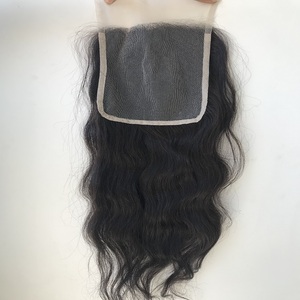 Extensiones de cutícula con cierre de encaje HD para mujer, cutículas sin procesar, Remy, virgen, indio, negro, 100%, 6x6, venta al por mayor - Product Image 3