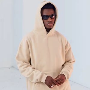 Ropa> Ropa de hombre> Sudaderas con capucha y sudaderas para hombre Oem Custom Graphic Print Heavyweight Oversized Blank Hoodies Set con logo - Product Image 6