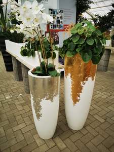 Maceta de fibra de vidrio (FRP) Grande de diseño clásico de alta calidad para el hogar, jardín al aire libre, vivero, uso comercial - Product Image 2