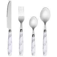 Tabletop Decorative Stainless Steel <b>Cutlery</b> <b>Sets</b> With Metal Handle for Luxury Restaurants Home Kitchen - Product Image 4