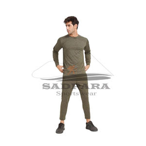 Conjunto personalizable de talla grande para hombre, transpirable, para correr, nueva ropa de entrenamiento con 2 piezas, reversible a prueba de viento para invierno - Product Image 1